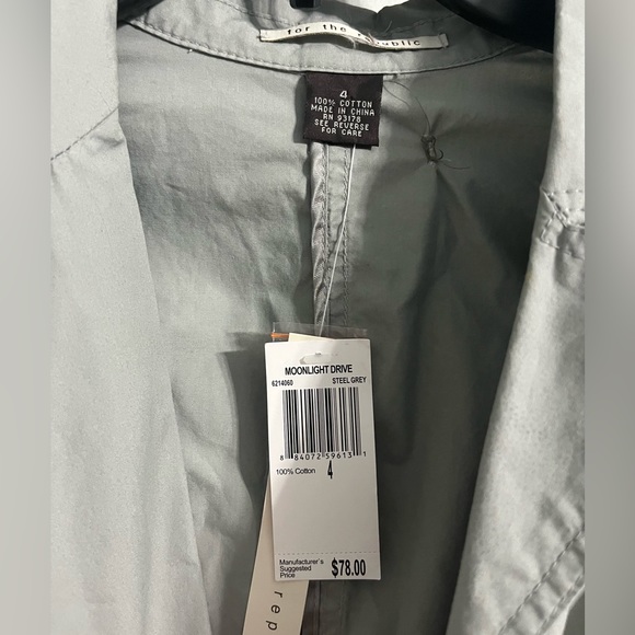 NWT For The Republic, 4 grey blazer - Picture 3 of 3